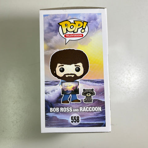 Bob Ross & Raccoon Funko Pop 558