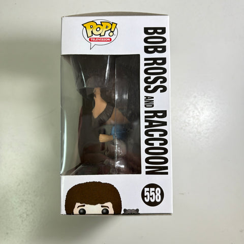 Bob Ross & Raccoon Funko Pop 558