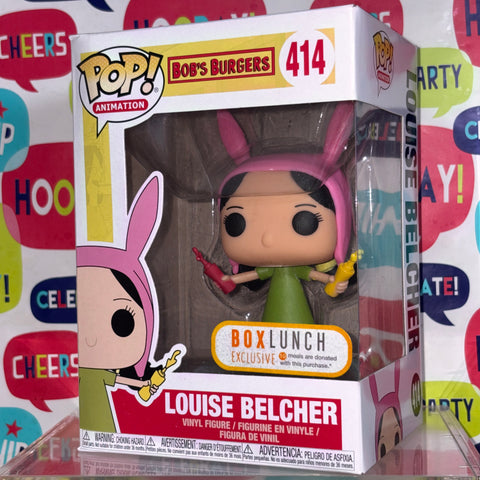 BOX FLAWS VIEW PHOTOS Louise Belcher - Bob's Burgers Funko Pop 414 Vinyl Figure Exclusive