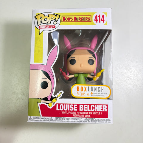 BOX FLAWS VIEW PHOTOS Louise Belcher - Bob's Burgers Funko Pop 414 Vinyl Figure Exclusive