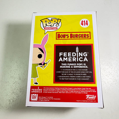 BOX FLAWS VIEW PHOTOS Louise Belcher - Bob's Burgers Funko Pop 414 Vinyl Figure Exclusive