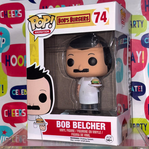 BOX FLAWS VIEW PHOTOS Bob Belcher - Bob's Burgers Funko Pop 74 Vinyl Figure