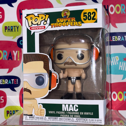 Mac - Super Troopers Funko Pop 582 Vinyl Figure (11.4 Cm L × 8.9 Cm W × 15.9 Cm H)