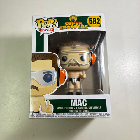 Mac - Super Troopers Funko Pop 582 Vinyl Figure (11.4 Cm L × 8.9 Cm W × 15.9 Cm H)