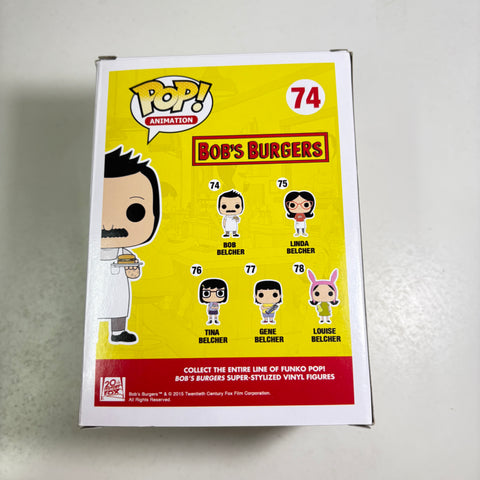 BOX FLAWS VIEW PHOTOS Bob Belcher - Bob's Burgers Funko Pop 74 Vinyl Figure