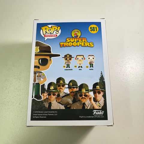 BOX FLAWS VIEW PHOTOS Ramathorn - Super Troopers Funko Pop 581 Vinyl Figure (11.4 Cm L × 8.9 Cm W × 15.9 Cm H)