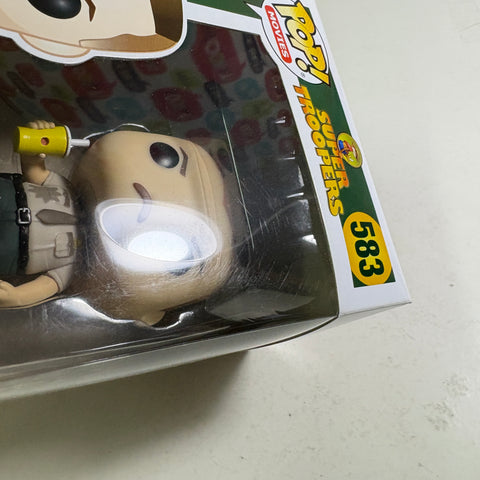 BOX FLAWS VIEW PHOTOS Farva - Super Troopers Funko Pop 583 Vinyl Figure (11.4 Cm L × 8.9 Cm W × 15.9 Cm H)