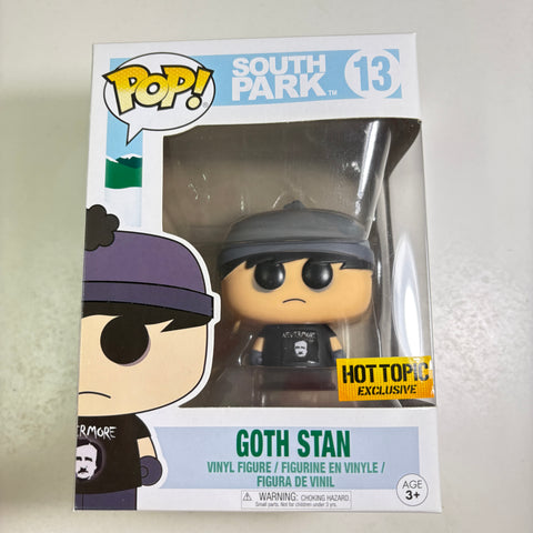 BOX FLAWS VIEW PHOTOS Goth Stan - South Park Funko Pop 13 Vinyl Figure Exclusive