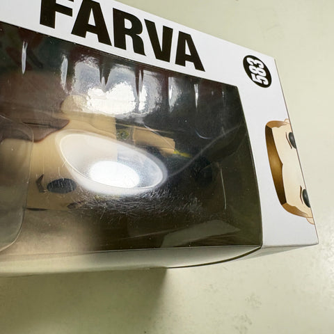 BOX FLAWS VIEW PHOTOS Farva - Super Troopers Funko Pop 583 Vinyl Figure (11.4 Cm L × 8.9 Cm W × 15.9 Cm H)