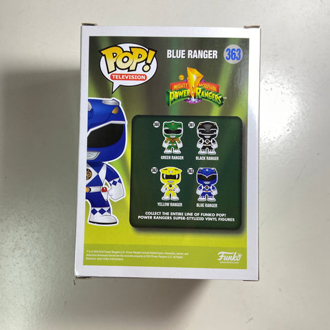 Power Rangers - Blue Ranger (Metallic) Funko Pop 363 Gamestop Exclusive