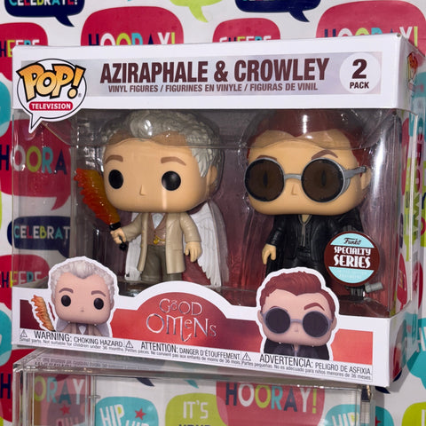 Good Omens - Aziraphael & Crowley Funko Pop 2 Pack Specialty Series