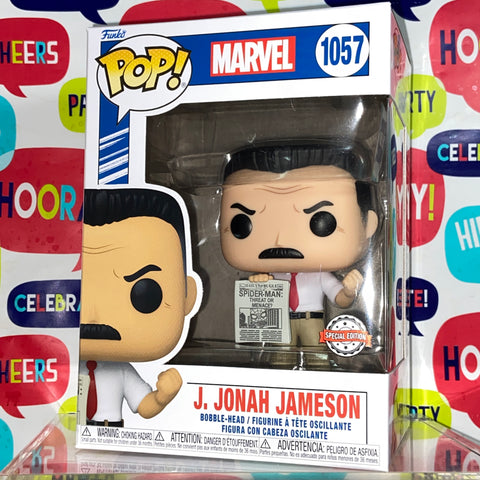 Spider Man - J. Jonah Jameson Marvel Funko Pop 1057 Exclusive