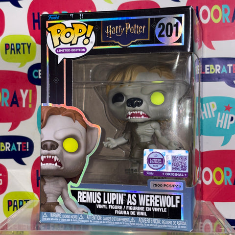 BOX FLAWS VIEW PHOTOS Remus Lupin as Werewolf - Harry Potter Funko Pop 201 Vinyl Figure (11.4 Cm L × 8.9 Cm W × 15.9 Cm H)