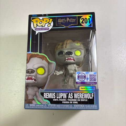 BOX FLAWS VIEW PHOTOS Remus Lupin as Werewolf - Harry Potter Funko Pop 201 Vinyl Figure (11.4 Cm L × 8.9 Cm W × 15.9 Cm H)