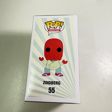 BOX FLAWS VIEW PHOTOS BLUE Zoidberg - Futurama Funko Pop 55 Vinyl Figure Exclusive