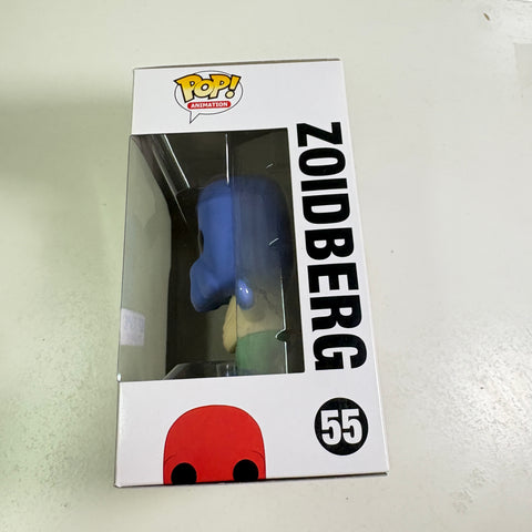 BOX FLAWS VIEW PHOTOS BLUE Zoidberg - Futurama Funko Pop 55 Vinyl Figure Exclusive
