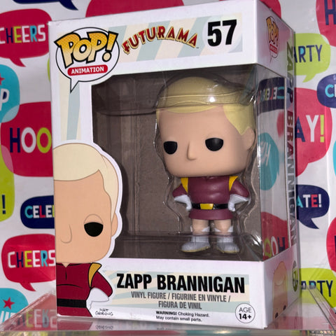 BOX FLAWS VIEW PHOTOS Zapp Brannigan - Futurama Funko Pop 57 Vinyl Figure
