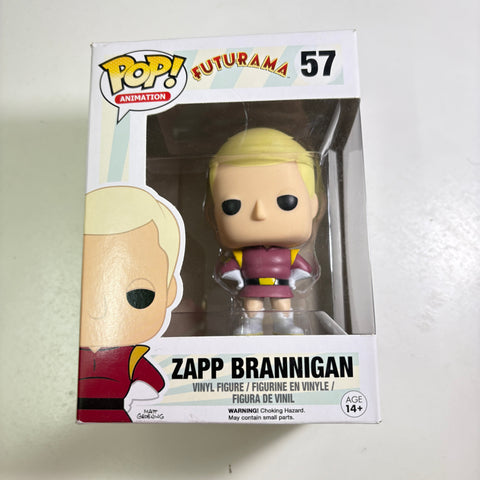 BOX FLAWS VIEW PHOTOS Zapp Brannigan - Futurama Funko Pop 57 Vinyl Figure