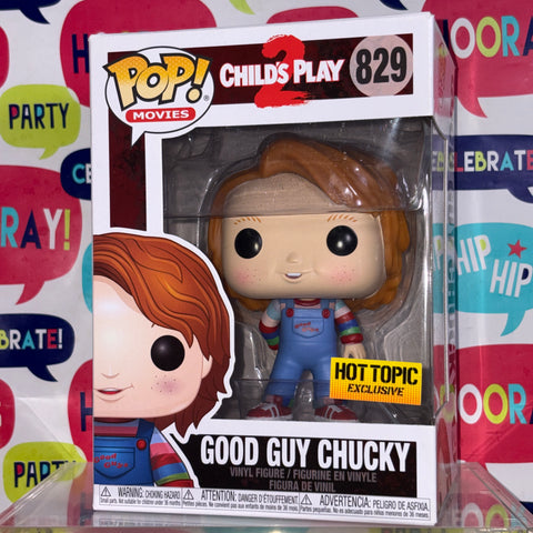 Good Guy Chucky - Child's Play 2 Funko Pop 829 Vinyl Figure (11.4 Cm L × 8.9 Cm W × 15.9 Cm H)