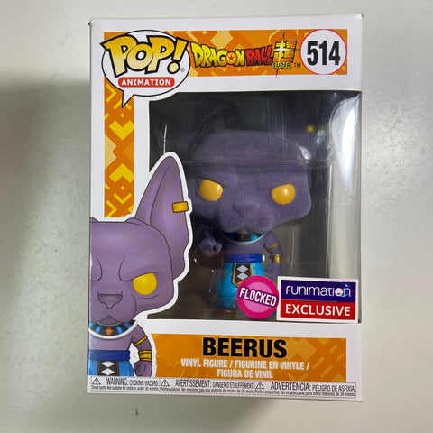 Dragon Ball Z -  Beerus (Flocked) Funko Pop 514 Funimation Exclusive
