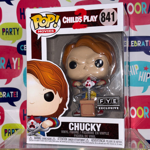 Chucky - Child's Play 2 Funko Pop 841 Vinyl Figure (11.4 Cm L × 8.9 Cm W × 15.9 Cm H)