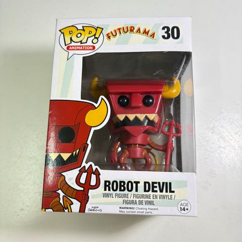 BOX FLAWS VIEW PHOTOS Robot Devil - Futurama Funko Pop 30 Vinyl Figure