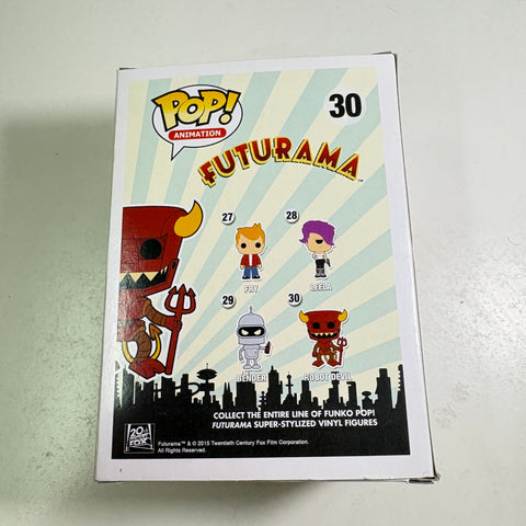 BOX FLAWS VIEW PHOTOS Robot Devil - Futurama Funko Pop 30 Vinyl Figure