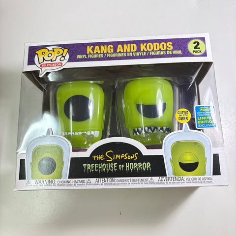 Kang and Kodos - The Simpsons Treehouse of Horror Funko Pop 2-Pack Vinyl Figure Convention