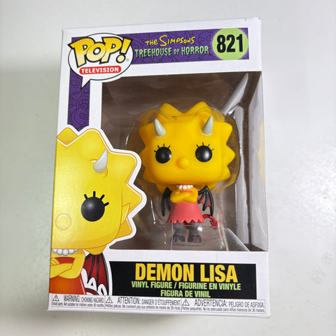 Demon Lisa - The Simpsons Treehouse of Horror Funko Pop 821 Vinyl Figure