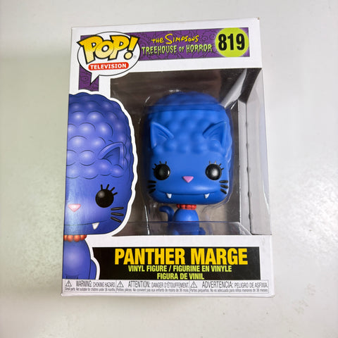 BOX FLAWS VIEW PHOTOS Panther Marge - The Simpsons Treehouse of Horror Funko Pop 819 Vinyl Figure