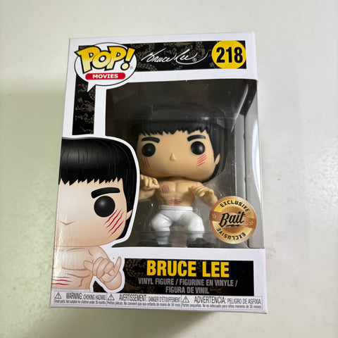 Bruce Lee - Funko Pop 218 Vinyl Figure Exclusive (11.4 Cm L × 8.9 Cm W × 15.9 Cm H)