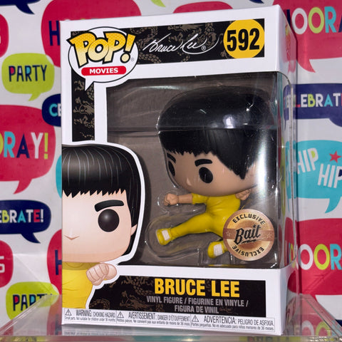 Bruce Lee - Funko Pop 592 Vinyl Figure Exclusive (11.4 Cm L × 8.9 Cm W × 15.9 Cm H)