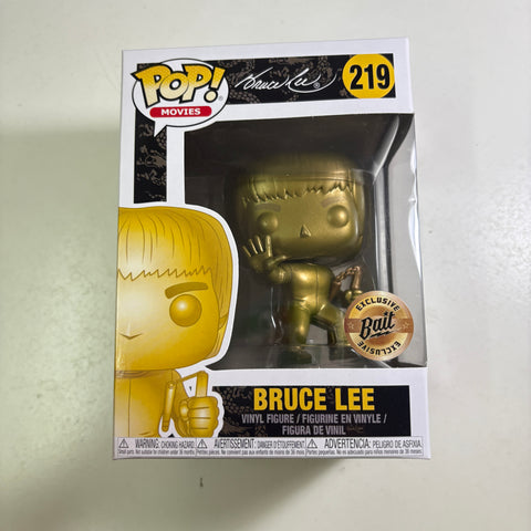 Bruce Lee (GOLD) - Funko Pop 219 Vinyl Figure Exclusive (11.4 Cm L × 8.9 Cm W × 15.9 Cm H)