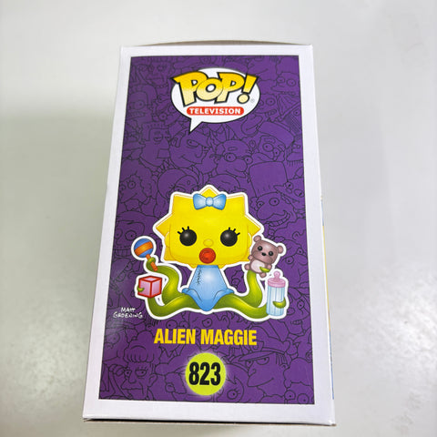 BOX FLAWS VIEW PHOTOS Alien Maggie - The Simpsons Treehouse of Horror Funko Pop 823 Vinyl Figure