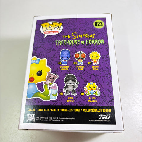 BOX FLAWS VIEW PHOTOS Alien Maggie - The Simpsons Treehouse of Horror Funko Pop 823 Vinyl Figure