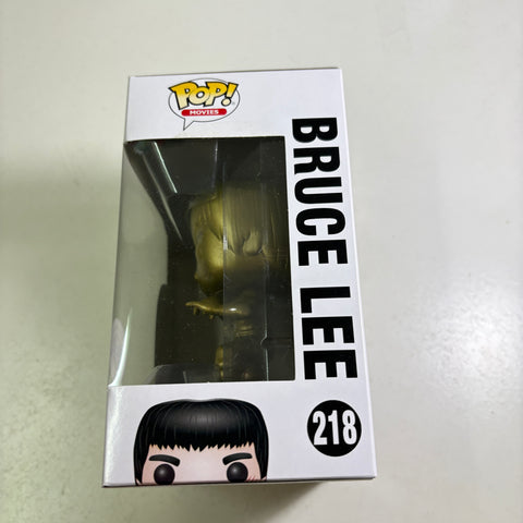 Bruce Lee (GOLD) - Funko Pop 218 Vinyl Figure Exclusive (11.4 Cm L × 8.9 Cm W × 15.9 Cm H)