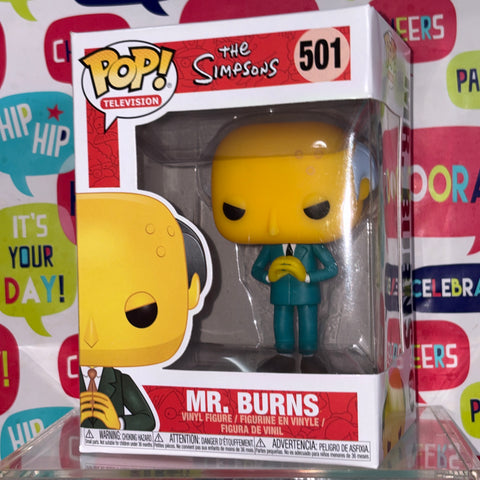 BOX FLAWS VIEW PHOTOS Mr. Burns - The Simpsons  Funko Pop 501 Vinyl Figure