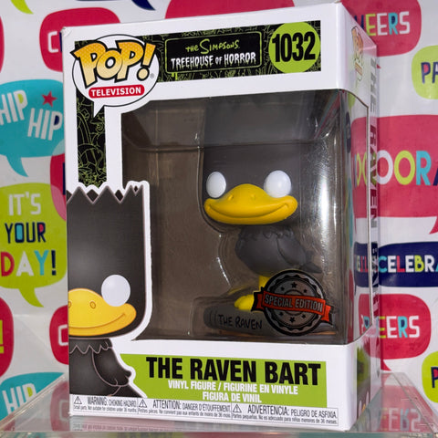 BOX DAMAGE VIEW PHOTOS Raven Bart - The Simpsons Treehouse of Horror  Funko Pop 1032 Vinyl Figure Exclusive