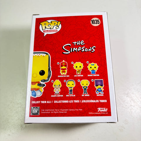 BOX DAMAGE VIEW PHOTOS Gamer Bart - The Simpsons  Funko Pop 1035 Vinyl Figure Exclusive