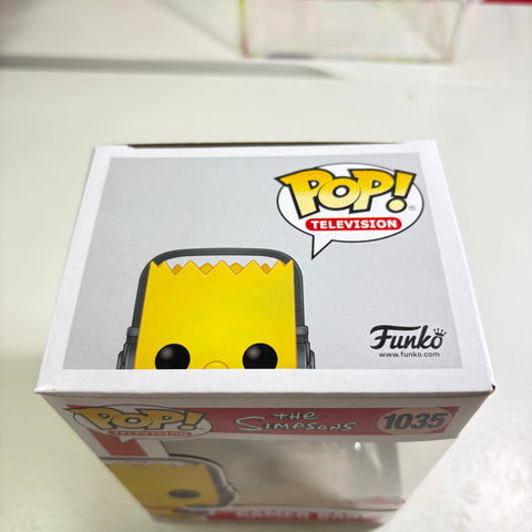 BOX DAMAGE VIEW PHOTOS Gamer Bart - The Simpsons  Funko Pop 1035 Vinyl Figure Exclusive