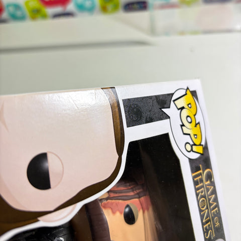 BOX FLAWS VIEW PHOTOS The Hound - Game of Thrones Funko Pop 05 Vinyl Figure (11.4 Cm L × 8.9 Cm W × 15.9 Cm H)
