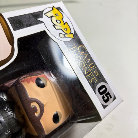 BOX FLAWS VIEW PHOTOS The Hound - Game of Thrones Funko Pop 05 Vinyl Figure (11.4 Cm L × 8.9 Cm W × 15.9 Cm H)