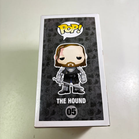 BOX FLAWS VIEW PHOTOS The Hound - Game of Thrones Funko Pop 05 Vinyl Figure (11.4 Cm L × 8.9 Cm W × 15.9 Cm H)