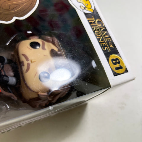 BOX FLAWS VIEW PHOTOS Theon Greyjoy - Game of Thrones Funko Pop 81 Vinyl Figure (11.4 Cm L × 8.9 Cm W × 15.9 Cm H)