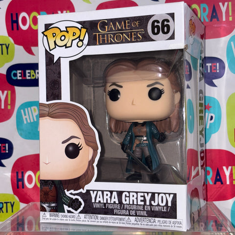 BOX FLAWS VIEW PHOTOS Yara Greyjoy - Game of Thrones Funko Pop 66 Vinyl Figure (11.4 Cm L × 8.9 Cm W × 15.9 Cm H)