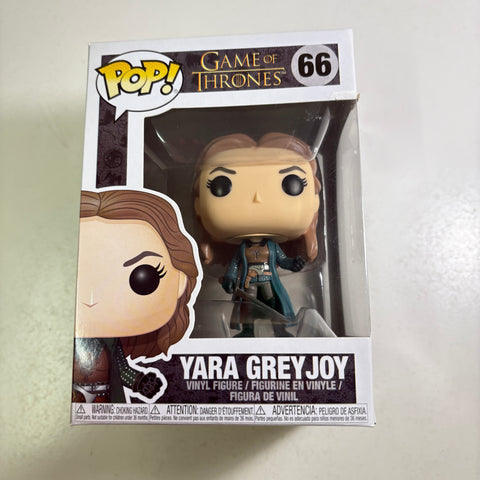 BOX FLAWS VIEW PHOTOS Yara Greyjoy - Game of Thrones Funko Pop 66 Vinyl Figure (11.4 Cm L × 8.9 Cm W × 15.9 Cm H)