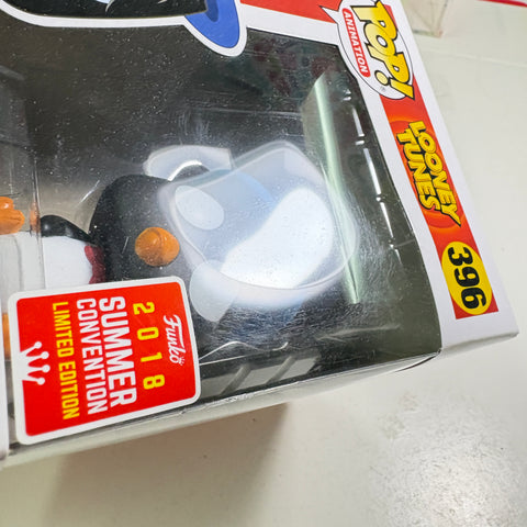 BOX FLAWS VIEW PHOTOS Playboy Penguin - Looney Tunes Funko Pop 396 Vinyl Figure Convention Exclusive