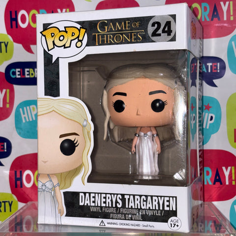 BOX FLAWS VIEW PHOTOS Daenerys Targaryen - Game of Thrones Funko Pop 24 Vinyl Figure (11.4 Cm L × 8.9 Cm W × 15.9 Cm H)