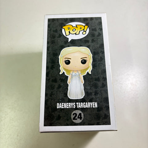 BOX FLAWS VIEW PHOTOS Daenerys Targaryen - Game of Thrones Funko Pop 24 Vinyl Figure (11.4 Cm L × 8.9 Cm W × 15.9 Cm H)