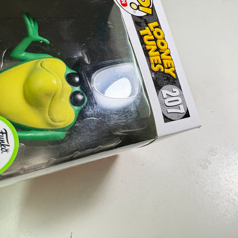BOX FLAWS VIEW PHOTOS Michigan J. Frog - Looney Tunes Funko Pop 207 Vinyl Figure Convention Exclusive